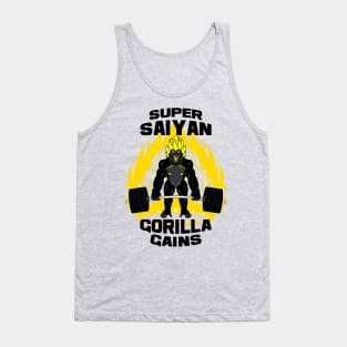 Super saiyan gorilla gains Tank Top